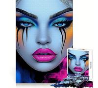 Neon Siren︰ Diosa Glamurosa Rompecabezas de 1000 Piezas para Adolescentes Ideal para Relajarse y Jugar Un Regalo Encantador (38x26cm)