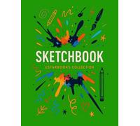 Neon Sketchbook for Teens & Artists: Large Blank Drawing Pad with Colorful Splatter Cover (8.5 x 11 in): 120 Pages for Sketching, Doodling and ... for Boys and Girls (Acid Lime Green Edition)