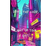 Neon Skyline Dreams: Cyberpunk Cityscape 6x9 Lined Notebook - 120 Pages