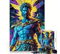 Neon Zeus︰ Electric Reign Rompecabezas de 1000 Piezas para Adultos Fortalece la Memoria, relájate y Disfruta Regalo de cumpleaños (38x26cm)