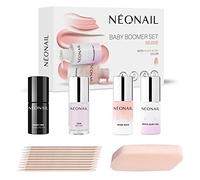NÉONAIL BABY BOOMER SET NUDE - Pintauñas Semipermanentes - Esmaltes Semipermanentes Para Uñas - Kit Uñas Semipermanentes - Top Coat - Kit Uñas de Gel - Manicura Semipermanente - Pintauñas Gel
