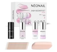 NÉONAIL BABY BOOMER SET ROSE - Pintauñas Semipermanentes - Esmaltes Semipermanentes Para Uñas - Kit Uñas Semipermanentes - Top Coat - Kit Uñas de Gel - Manicura Semipermanente - Pintauñas Gel