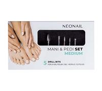 NEONAIL Kit de fresas MEDIUM - Kit Uñas Semipermanentes - Kit Uñas de Gel - Kit de Uñas - Fresas - Kit Manicura Semipermanente - Fresas Torno Para Uñas - Set de Manicura y Pedicura - Podologia