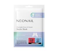 NÉONAIL Mascarilla para pies hidratante en forma de calcetines - Overnight Reset & Repair Socks Mask - mascarilla nutritiva para pies - 2 x 12 ml