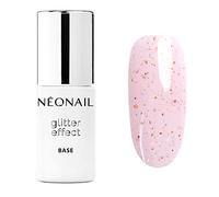 NEONAIL Pintauñas Semipermanentes 7,2 ml Base Coat Semipermanente Glitter Effect Base Pink Sparkle Esmaltes Semipermanentes Para Uñas Gel Uñas Manicura Base Esmalte Gel UV Led Laca De Uñas
