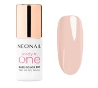NÉONAIL Pintauñas Semipermanentes 7,2 ml - Beige - One Apricot - Esmaltes Semipermanentes Para Uñas 3in1 - Gel Uñas - Manicura - Base Coat - Top Coat - Nail Art - Gel UV LED - Esmalte Uñas