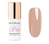 NÉONAIL Pintauñas Semipermanentes 7,2 ml - Marrón - One Sand Taupe - Esmaltes Semipermanentes Para Uñas 3in1 - Gel Uñas - Manicura - Base Coat - Top Coat - Nail Art - Gel UV LED - Esmalte Uñas
