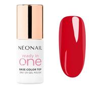 NÉONAIL Pintauñas Semipermanentes 7,2 ml - Rojo - One Classic Red - Esmaltes Semipermanentes Para Uñas 3in1 - Gel Uñas - Manicura - Base Coat - Top Coat - Nail Art - Gel UV LED - Esmalte Uñas