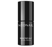NÉONAIL Pintauñas Semipermanentes 7,2 ml - Top Coat Semipermanente - Base/Top 2in1 - Esmaltes Semipermanentes Para Uñas - Gel Uñas - Manicura - Base Esmalte - Gel UV LED