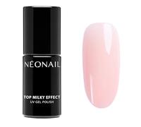 NEONAIL Pintauñas Semipermanentes 7,2 ml Top Coat Semipermanente Top Milky Effect Blush Esmaltes Semipermanentes Para Uñas Gel Uñas Manicura Top Esmalte Gel UV Led Laca De Uñas