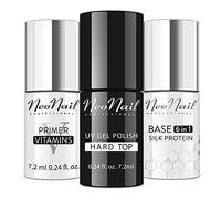 NeoNail - Set Hard Top 7,2 ml Base Proteína Seda 7,2 ml Primer Vitaminas 7,2 ml