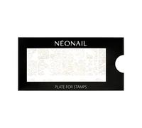 NEONAIL Stamping Plate 08 - Placa de estampación - Plantillas - Nail Art - Diseño de uñas - Plantilla de sello de uñas - Plantilla para uñas francesas - Sello de arte de uñas