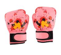 Neonate Ragazzi Bambini Guantoni da Boxe Sacco da Boxe Allenamento Guanti da combattimento Guanto da combattimento per Kickboxing Muay Thai MMA (Rosa)