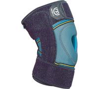 Prim NEOPRAIR | Rodillera envolvente | Rótula Abierta | Dolor articular/Bursitis/Tendinitis | Neopreno Tanspirable | Uso deportivo |Talla única | Color Gris y Azul