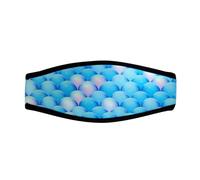 Neopren -Tauchmaske Coat Cover, Neopreno -Mask -Papel -Tape, Trampas De Máscara De Buceo Envoltura De Protección Para El Cabello, Equipo De Buceo De Snorkel Equipo De Buceo Para Deportes Acuáticos, Pi