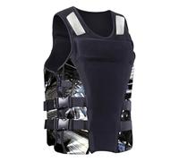 Neoprene Swim Vest, Adult Water Sports Floatation Jacket, Reflective Snorkel Gear for Kayaking, Paddle Boarding, Fishing