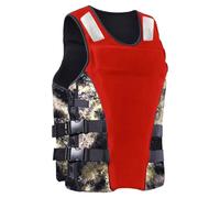 Neoprene Swim Vest, Adult Water Sports Floatation Jacket, Reflective Snorkel Gear for Kayaking, Paddle Boarding, Fishing