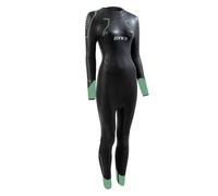 Zone3 women terraprene vision wetsuit black/green s