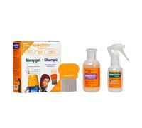 NEOSITRIN Pack Champu 100 ml + Spray gel 60 ml para eliminar piojos y liendres en 1 minuto