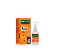 Neositrín Spray Gel - Elimina 100% piojos y liendres en 1 minuto y en 1 aplicación - No contiene insecticidas - Para uso diario a partir de 1 año - 100ml