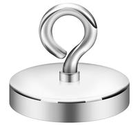 Neosmuk Imán fuerte, 450 kg, gran imán muy fuerte, gran neodimio, imán de alto rendimiento, ideal para pesca magnética.