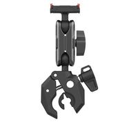 NEOSOU Abrazadera de manillar de motocicleta con liberación rápida magnética para DJI Osmo Action 5 Pro 4 3, súper abrazadera 360 rótula flexible, tubo de asiento, riel trasero, accesorios de fijación