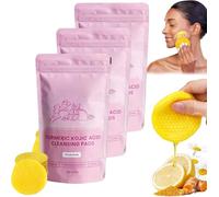Neously Kojic Acid Pads - Neously Kojic Acid and Turmeric, Turmeric Kojic Acid Cleansing Pads, 100% Natural Ingredients,Turmeric Kojic Acid Pads for Face Body Glow up Acne, Clean Pores (3 Box)