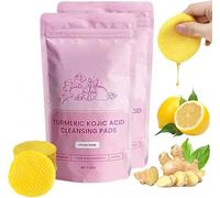 Neously Kojic Acid Pads-Turmeric Kojic Acid Pads,Turmeric Kojic Acid Cleansing Pads,Reduce Blemishes & Dark Areas,Visible Results After Just One Use (2 Bag, 1 count (Pack of 1))