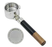 NEOUZA 51mm Portafilter sin fondo 3 oídos compatibles con Swan CASABREWS