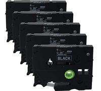 neouza 5pk COMPATIBLES para Brother P-Touch laminado TZE TZ Label Cartucho De Cinta De 9 Mm X 8 M