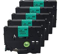 neouza 5pk COMPATIBLES para Brother P-Touch laminado TZE TZ Label Cartucho De Cinta De 9 Mm X 8 M