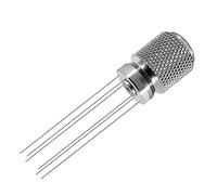 NEOUZA Accesorios para herramientas de distribución de café WDT, mango de aluminio, 0,4 mm, 6 agujas de acero inoxidable, agitador de polvo espresso