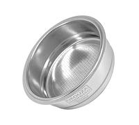 NEOUZA Cesta tamiz de filtro de acero inoxidable 304 de 51mm, 1/2/4 tazas, cesta ciega de retrolavado para portafiltro sin fondo, compatible con máquina de café espresso Delonghi, Breville (1 taza)