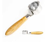 NEOUZA - Soporte de filtro espresso sin fondo de 51 mm, diseño de fondo plano para una colocación estable, compatible con las máquinas de café DeLonghi Dedica EC680/685/785/820/850/860 y ECF01, acero