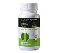 NEOVÉTO - Articulaciones del Perro - 30 Comprimidos Naturales - Artrosis del Perro - Antinflamatorio - Principios Activos aprobados por los Servicios Veterinarios - Fabricado en Francia