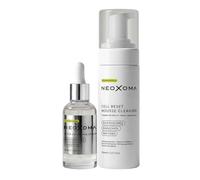 NEOXOMA - Pack Cuidado Facial Exosomas | Serum Facial con Bioexosomas y Bakuchiol + Limpiador Facial | Rutina Facial Completa Limpieza y Tratamiento | Piel Más Luminosa y Uniforme