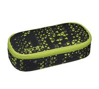 neoxx - Estuche Escolar Jump Code Breaker - Botellas Pet recicladas, Compartimento Principal con Cremallera, 10 Trabillas para bolígrafos, Ventana Transparente - Material Escolar para niños