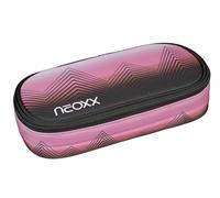 neoxx - Jump Pencil Case - Recycled Pet Bottles, Main Compartment with Zip, 10 Pen Loops, Viewing Window - School Supplies for Children