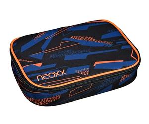 neoxx - Slipcase Dunk Streetlight Runner - Espacio para un triángulo geométrico - Solapa para lápices con 26 presillas - Aprox. 23,5 x 17 x 6,5 cm - para Escolares