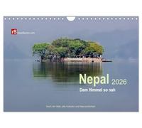 Nepal 2026 - Dem Himmel so nah (Wandkalender 2026 DIN A4 quer), CALVENDO Monatskalender: Dach der Welt, alte Kulturen und Naturschönheit