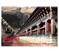 Nepal 2026 Menschen, Berge und Götter zwischen Annapurna und Marsyangdi (Wandkalender 2026 DIN A3 quer), CALVENDO Monatskalender: Das Jahr entlang der ... und Einblicken in das Leben der Menschen.