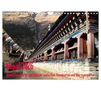 Nepal 2026 Menschen, Berge und Götter zwischen Annapurna und Marsyangdi (Wandkalender 2026 DIN A4 quer), CALVENDO Monatskalender: Das Jahr entlang der ... und Einblicken in das Leben der Menschen.