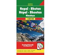 Nepal Bhutan 1:800.000: 216 (Auto karte)