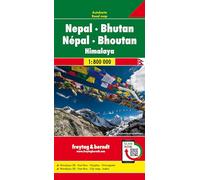 Nepal Bhutan 1:800.000: 216 (Auto karte)