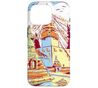 Nepal Himalaya Montañas Imagen Ciudad Katmandú Carcasa para iPhone 16 Pro