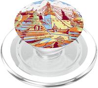 Nepal Himalaya Montañas Imagen Ciudad Katmandú PopSockets PopGrip para MagSafe