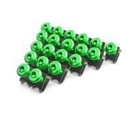 NEPHEW Compatible con Aprilia para Aprilia RS 125 para Shiver 1998 1999 2000 2001 2002 2003 2004 2005 20PCS Motocicleta M6 Carenado Pernos Tornillos Sujetadores Tuercas Pernos carenado (Color : 7)