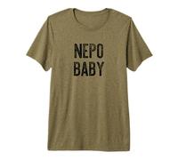 NEPO Baby Funny Nepotismo Rich Privilegiado Kid Fun Meme Camiseta Premium