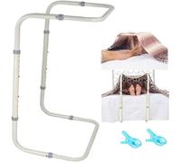 NEPPT Arco de Cama Soporte Manta Levantador Ajustable Cuna para Hoja Pie Elevador Barra Carpa Mantas Soporte Riel Médico Hospital Camas Accesorios Pierna Rodilla Poste Tobillo Cirugía Recuperación