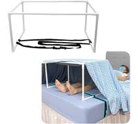 NEPPT Levantador de Mantas para pies, levantadores de sábanas, Barra de elevación de Cuna, Manta de Tienda de campaña, sábanas de Hospital, Elevador de Apoyo con una Correa para Pierna